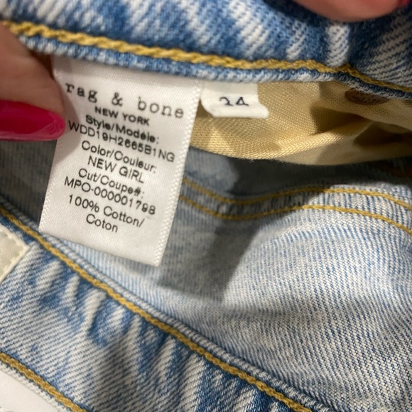 Rag & Bone Ruth High Rise Straight Jeans Size 34 - Picture 13 of 14